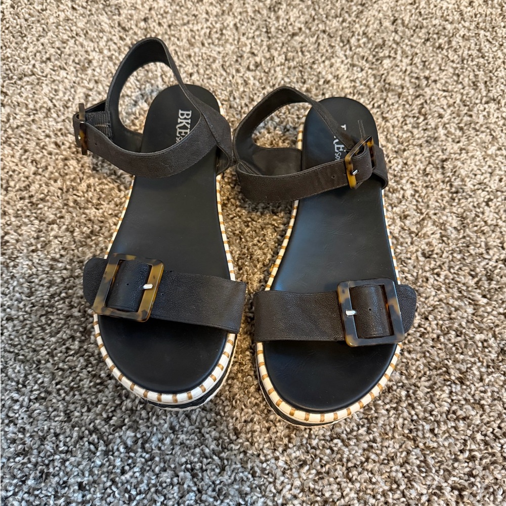 BKE Shoes Black Sandals
